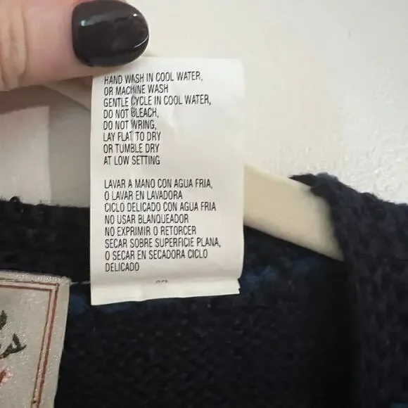 Vintage Erika Ramie Cotton Blend Crochet Floral Button Front Vest Cottagecore - Picture 5 of 9